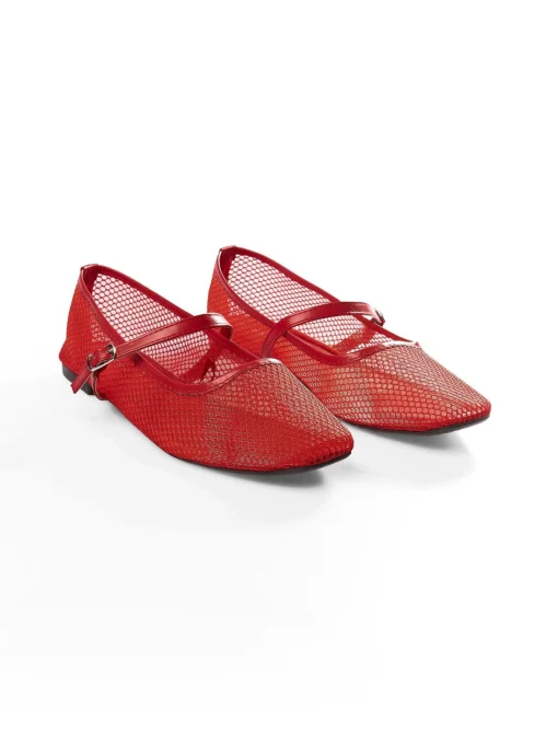 GATE Baleriny z siatki| Buty