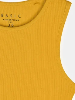 GATE Basic bokserka damska ze splotu żeberkowego| Koszulki I Topy·Podkoszulki ☀️