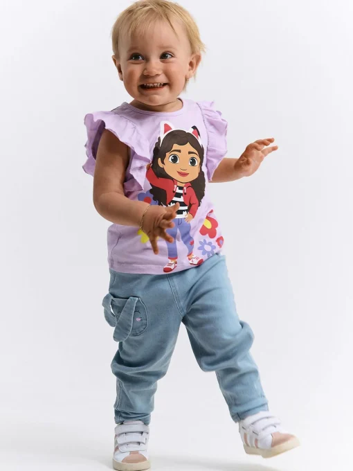 GATE Bawełniana koszulka Gabby's Dollhouse|Dzieci Dziewczynki·Koszulki I Topy