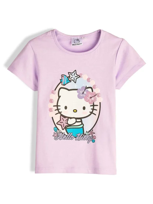 GATE Bawełniana koszulka Hello Kitty|Dzieci Dziewczynki·Koszulki I Topy