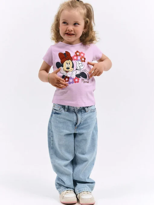 GATE Bawełniana koszulka Minnie Mouse|Dzieci Dziewczynki·Koszulki I Topy