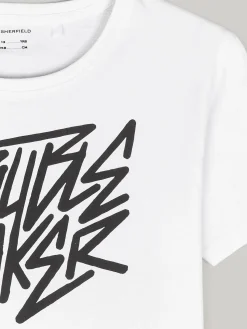 GATE Bawełniana koszulka z nadrukiem|Dzieci Chłopcy·Koszulki