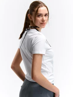 GATE Bawełniana koszulka z nadrukiem| Koszulki I Topy·Koszulki|Koszulki I Topy·Koszulki Z Nadrukiem