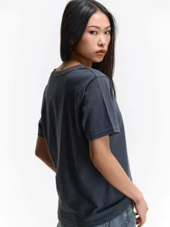 GATE Bawełniana koszulka z nadrukiem| Koszulki I Topy·Koszulki|Koszulki I Topy·Koszulki Z Nadrukiem