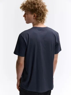 GATE Bawełniana koszulka z wypukłym napisem| Koszulki·Koszulki ☀️|Koszulki·Basic Koszulki I Podkoszulki