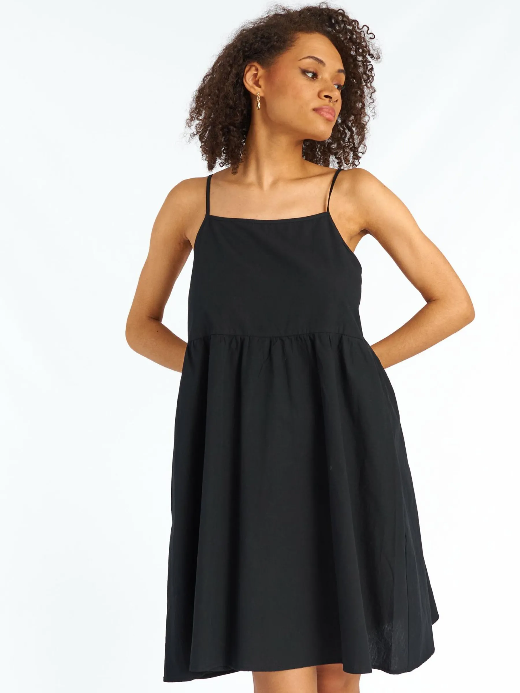 GATE Bawełniana sukienka damska na ramiączkach| Kategorie·Sukienki