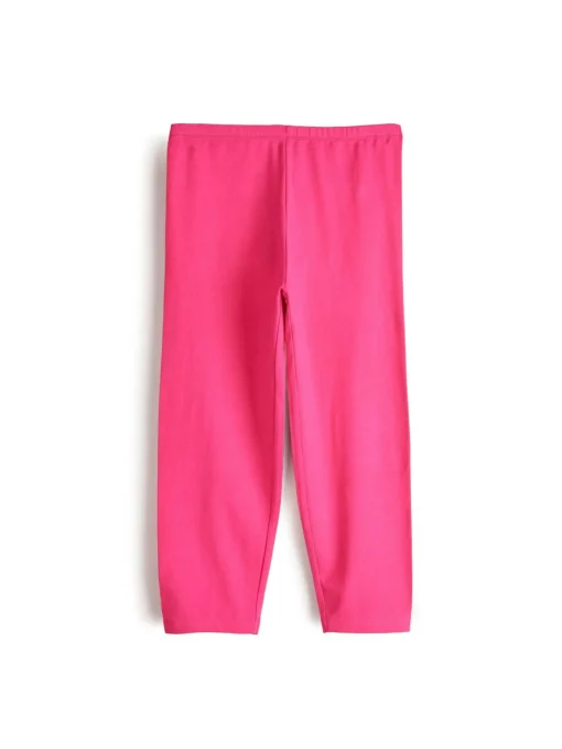 GATE Bawełniane legginsy 3/4 basic basic|Dzieci Dziewczynki·Spodnie I Legginsy