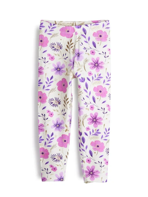 GATE Bawełniane legginsy z nadrukiem|Dzieci Baby