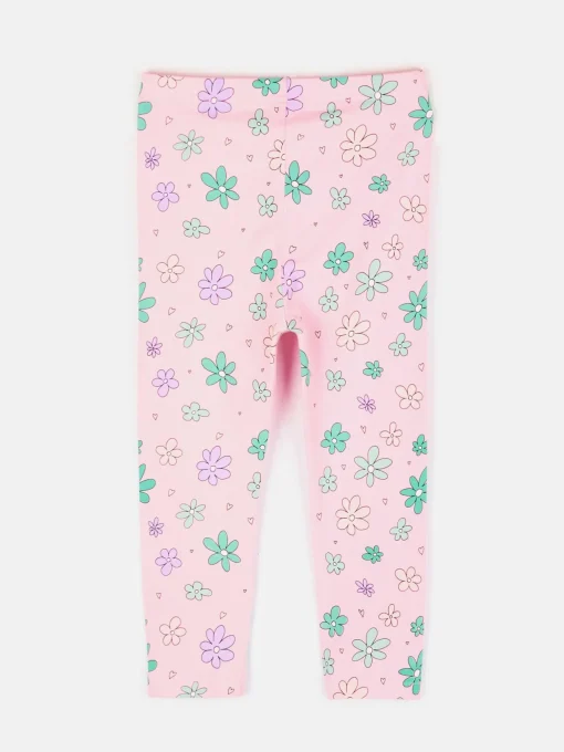 GATE Bawełniane legginsy z nadrukiem|Dzieci Baby