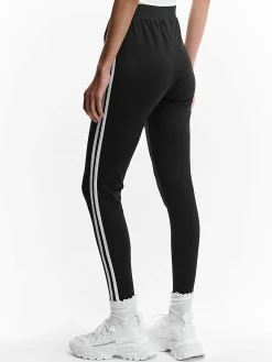 GATE Bawełniane legginsy z paskami| Spodnie·Legginsy