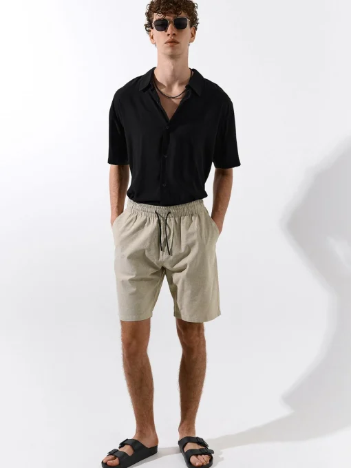 GATE Bawełniane szorty regular fit| Spodnie·Spodenki ☀️