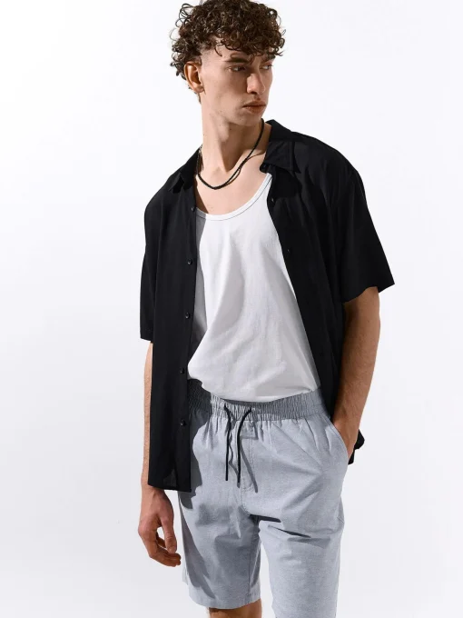 GATE Bawełniane szorty regular fit| Spodnie·Spodenki ☀️