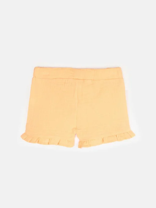 GATE Bawełniane szorty z falbanami|Dzieci Dziewczynki·Spodnie I Legginsy|Dziewczynki·Szorty ☀️