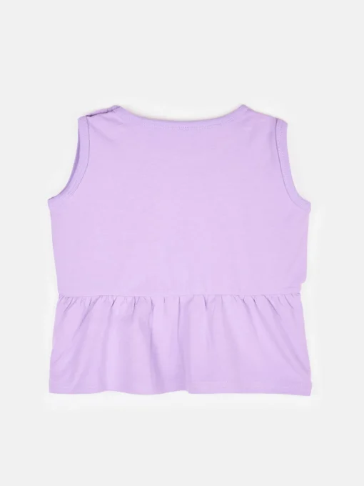 GATE Bawełniany tank top basic z falbanką dla niemowląt|Dzieci Baby