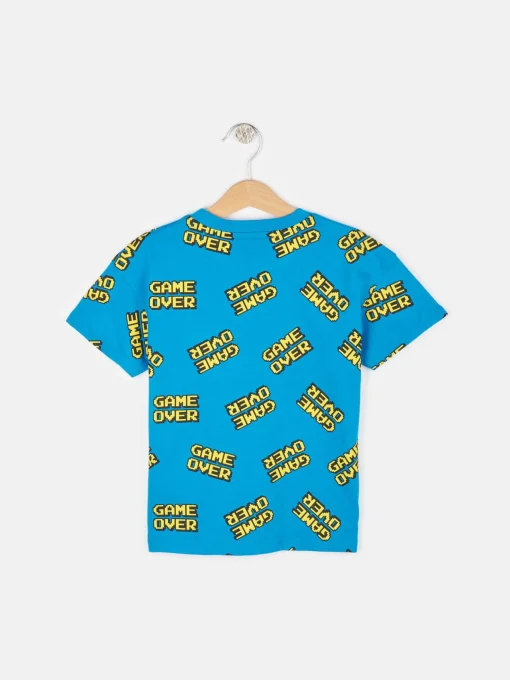 GATE Bawełniany t-shirt oversize z nadrukiem|Dzieci Baby|Chłopcy·Koszulki