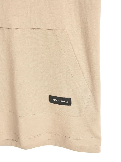 GATE Bawełniany T-shirt z kapturem|Dzieci Chłopcy·Koszulki