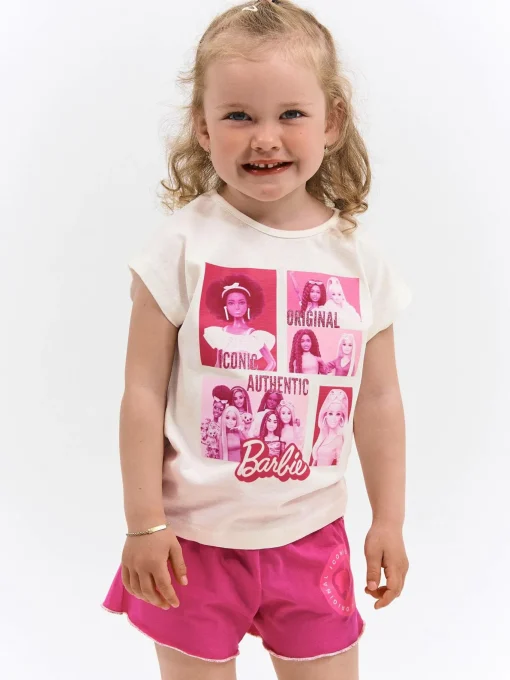GATE Bawełniany zestaw Barbie|Dzieci Dziewczynki·Spodnie I Legginsy|Dziewczynki·Koszulki I Topy