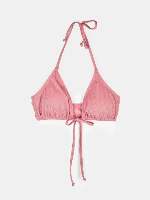 GATE Bikini top ze splotu żeberkowego - góra| Kategorie·Stroje Kąpielowe ☀️