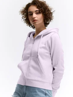 GATE Bluza basic zapinana na zamek z kapturem| Swetry I Bluzy·Bluzy