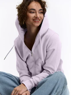 GATE Bluza basic zapinana na zamek z kapturem| Swetry I Bluzy·Bluzy