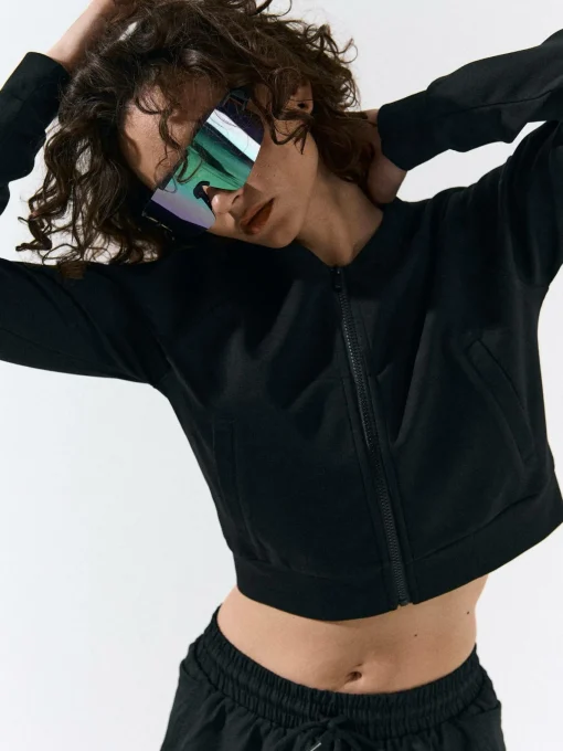 GATE Bluza na zamek| Swetry I Bluzy·Bluzy