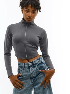 GATE Bluza na zamek| Swetry I Bluzy·Bluzy