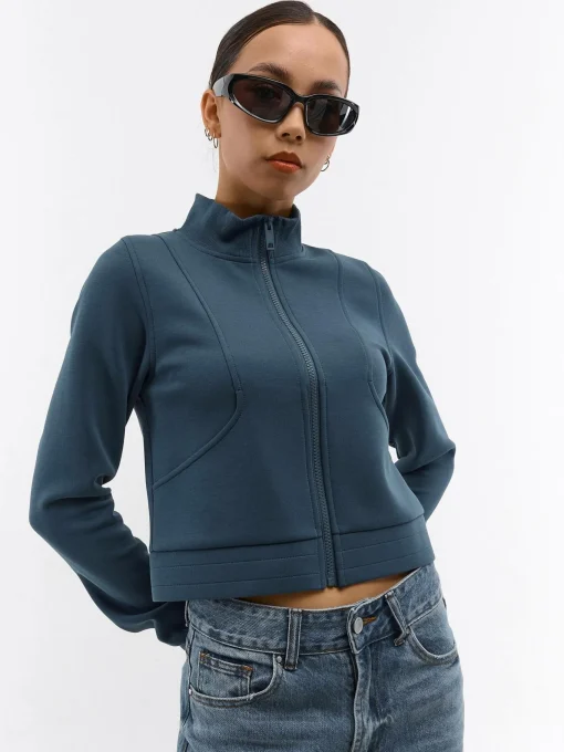 GATE Bluza na zamek| Swetry I Bluzy·Bluzy