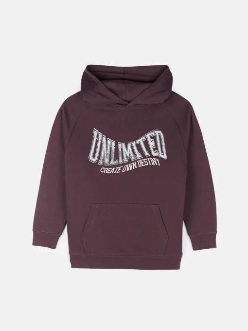 GATE Bluza oversize z kapturem i kieszenią kangurką|Dzieci Chłopcy·Bluzki