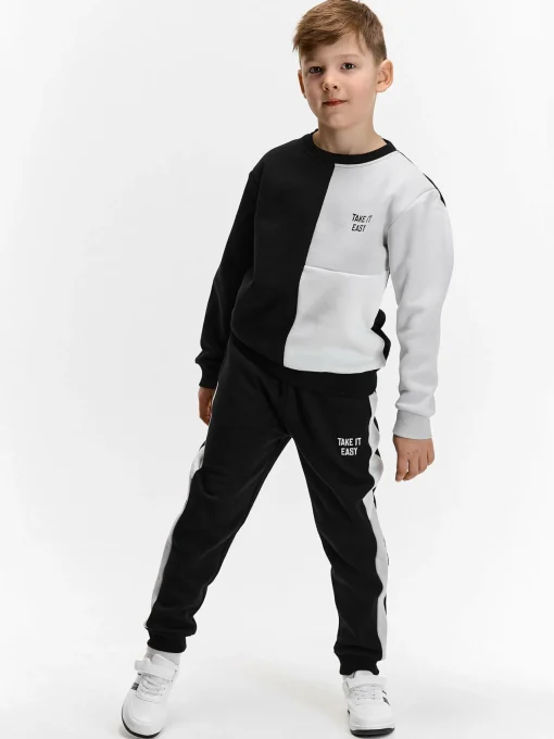 GATE Bluza z blokami kolorów|Dzieci Chłopcy·Bluzki