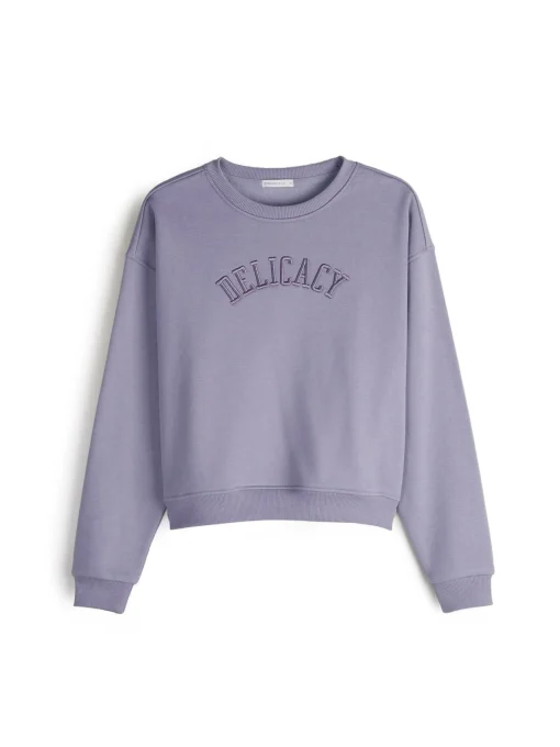 GATE Bluza z haftem| Swetry I Bluzy·Bluzy