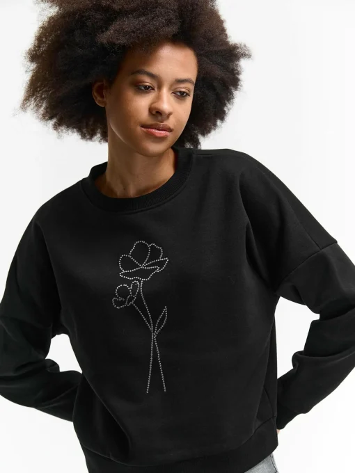 GATE Bluza z kamyczkami| Swetry I Bluzy·Bluzy