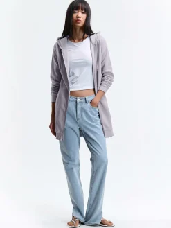 GATE Bluza z kapturem na zamek| Swetry I Bluzy·Bluzy