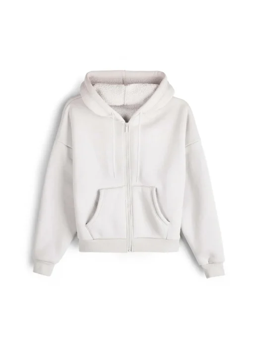 GATE Bluza z kapturem na zamek| Swetry I Bluzy·Bluzy