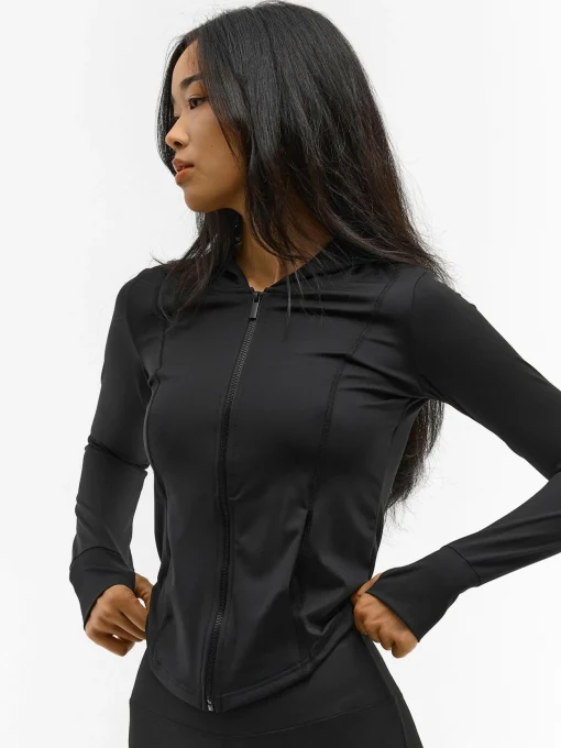 GATE Bluza z kapturem na zamek| Swetry I Bluzy·Bluzy