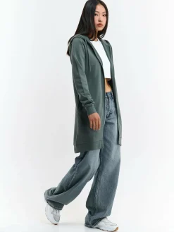 GATE Bluza z kapturem na zamek| Swetry I Bluzy·Bluzy