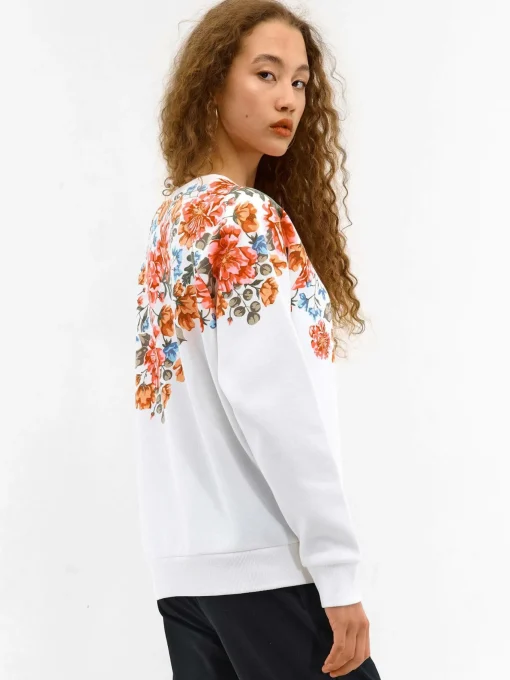 GATE Bluza z kwiatowym nadrukiem| Swetry I Bluzy·Bluzy