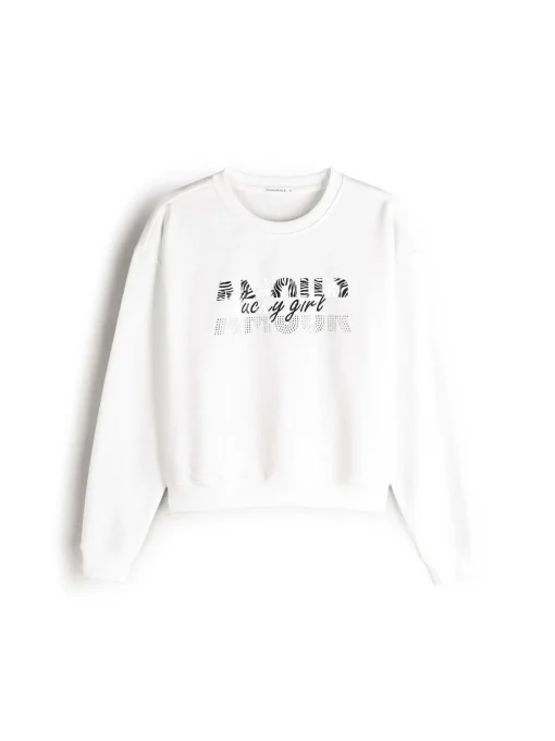 GATE Bluza z nadrukiem| Swetry I Bluzy·Bluzy