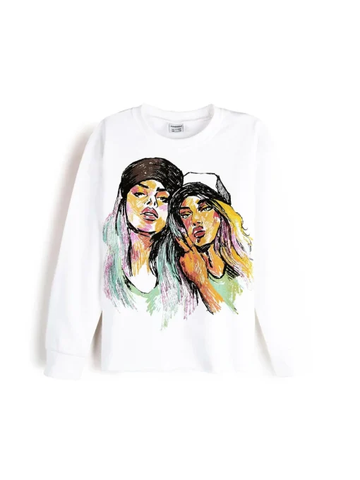 GATE Bluza z nadrukiem|Dzieci Dziewczynki·Bluzki