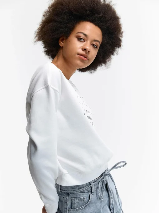 GATE Bluza z napisem| Swetry I Bluzy·Bluzy