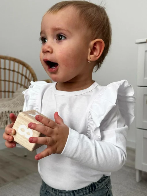 GATE Body bawełniane z falbankami|Dzieci Baby