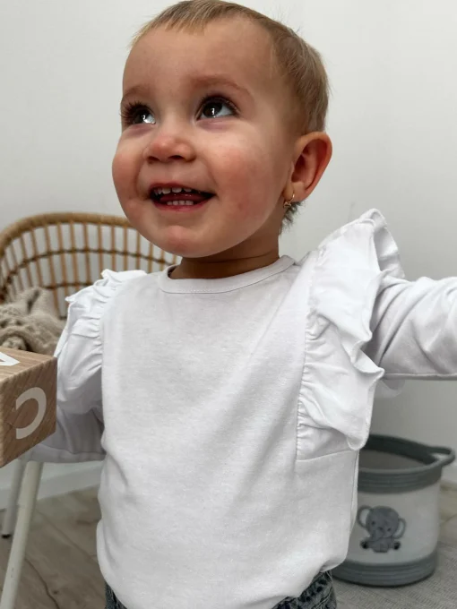 GATE Body bawełniane z falbankami|Dzieci Baby