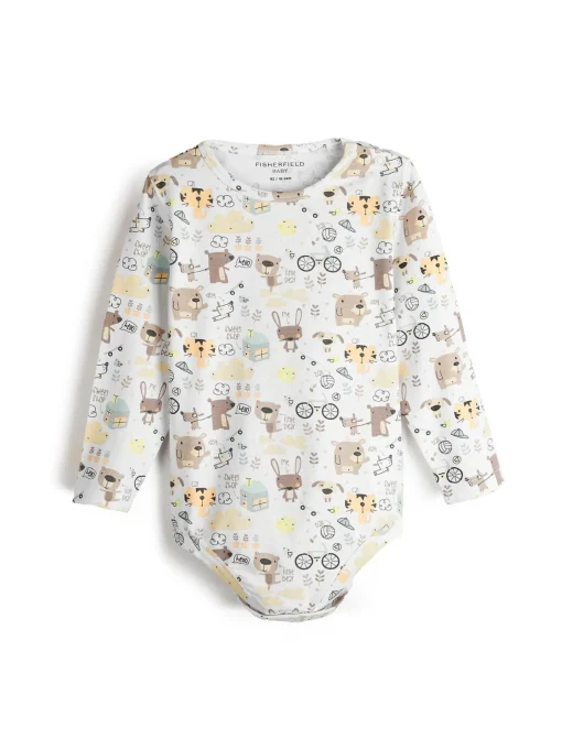 GATE Body bawełniane z nadrukiem|Dzieci Baby
