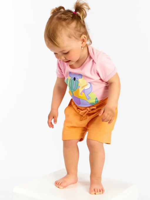 GATE Body bawełniane z nadrukiem|Dzieci Baby