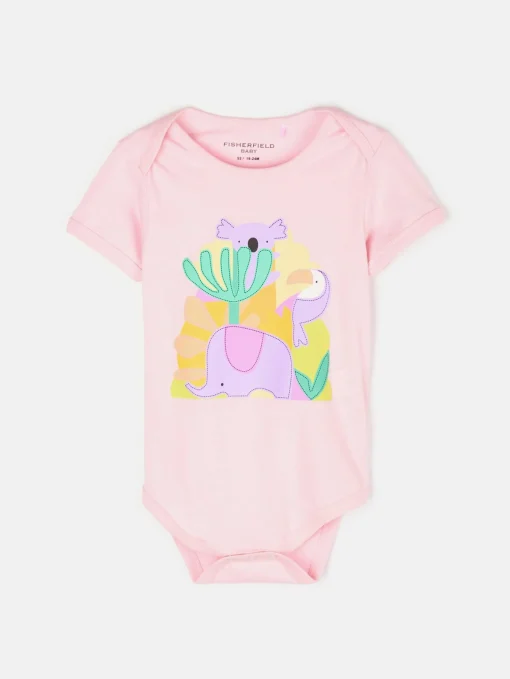 GATE Body bawełniane z nadrukiem|Dzieci Baby