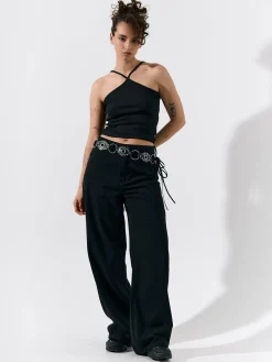 GATE Bokserka z żebrowanej dzianiny| Koszulki I Topy·Podkoszulki ☀️|Koszulki I Topy·Crop Top ☀️