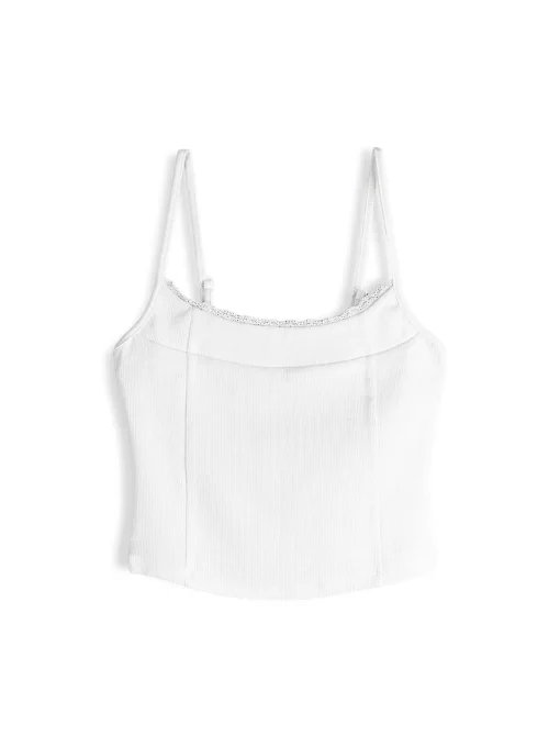 GATE Bokserka z koronką| Koszulki I Topy·Podkoszulki ☀️|Koszulki I Topy·Crop Top ☀️