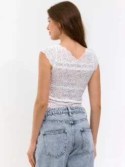 GATE Bokserka z koronką| Koszulki I Topy·Podkoszulki ☀️|Koszulki I Topy·Crop Top ☀️