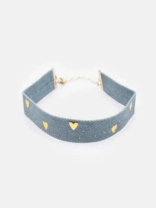 GATE Choker dżinsowy| Akcesoria·Biżuteria