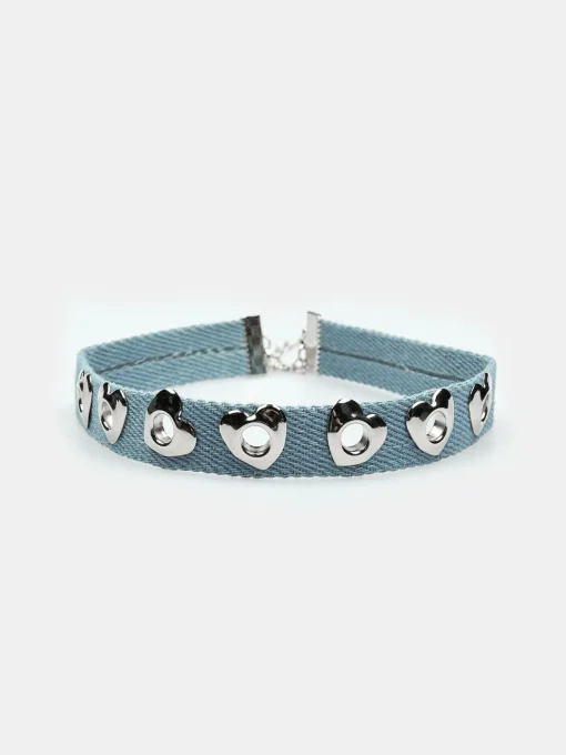 GATE Choker z efektem dżinsu| Akcesoria·Biżuteria