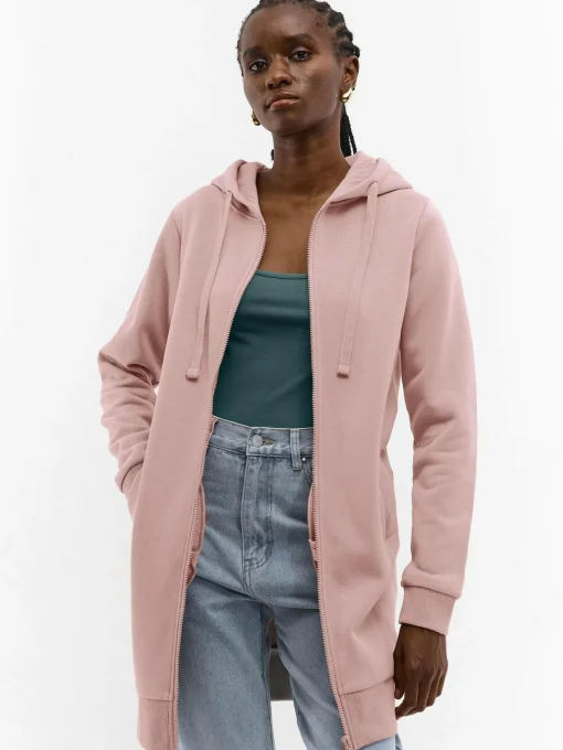 GATE Długa bluza na zamek| Swetry I Bluzy·Bluzy